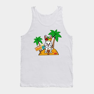 Bunny on an island Tank Top